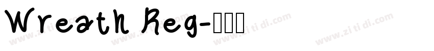 Wreath Reg字体转换